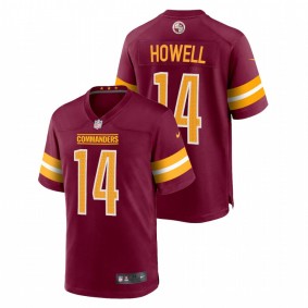 Washington Commanders Sam Howell 2022 NFL Draft Burgundy Women Game Jersey #14