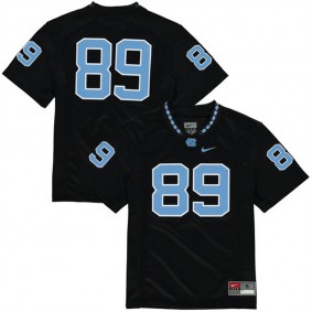 Youth North Carolina Tar Heels #89 Black NCAA Premier Football Jersey